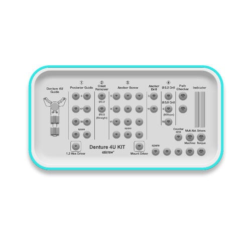 Instrumentenset für Dentalimplantologie - 4U  - Osstem Implant France