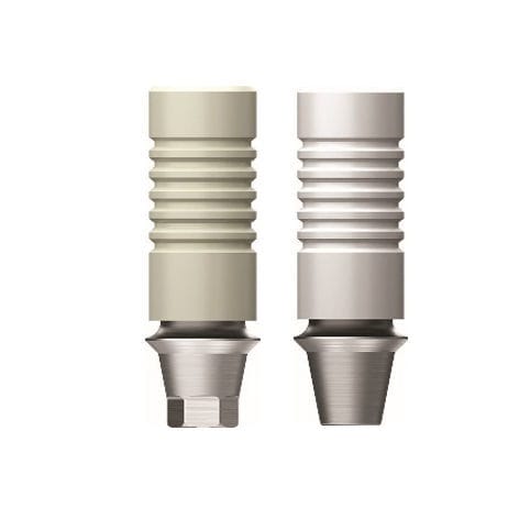 Implantat-Abutment / Titan - GoldCast - Osstem Implant France - inneres Sechseck / mit Außenverbindung / gerade