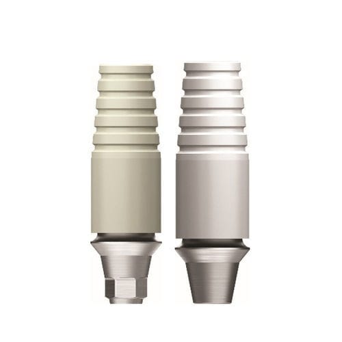 Implantat-Abutment / Titan - NP-Cast - Osstem Implant France - inneres Sechseck / mit Außenverbindung / gerade
