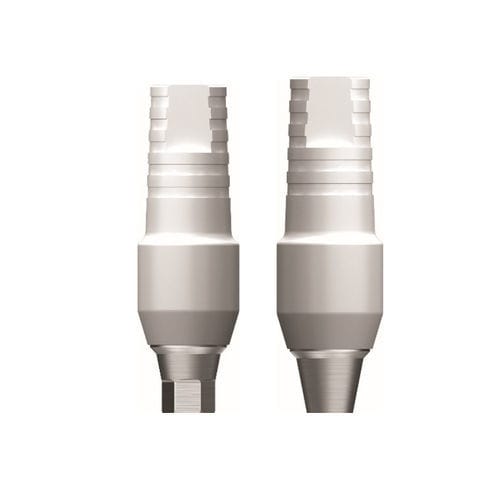Implantat-Abutment / Titan - Quick  - Osstem Implant France - inneres Sechseck / mit Außenverbindung / gerade