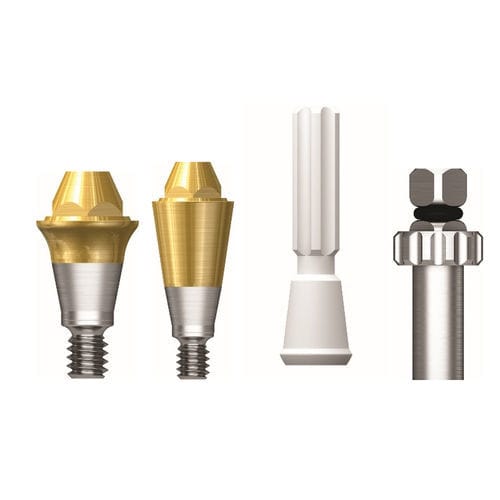 Implantat-Abutment / Titan - Osstem Implant France - mit Innenverbindung / gerade / Multi-Unit