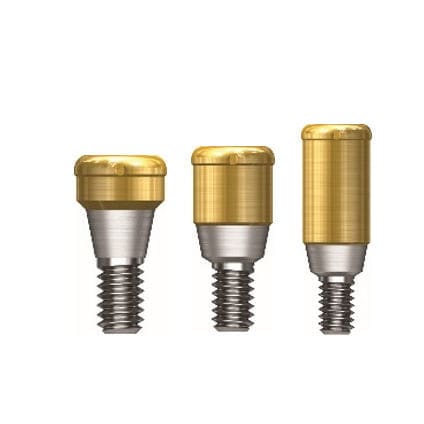 Implantat-Abutment / Titan - Osstem Implant France - mit Innenverbindung / gerade / Schrauben