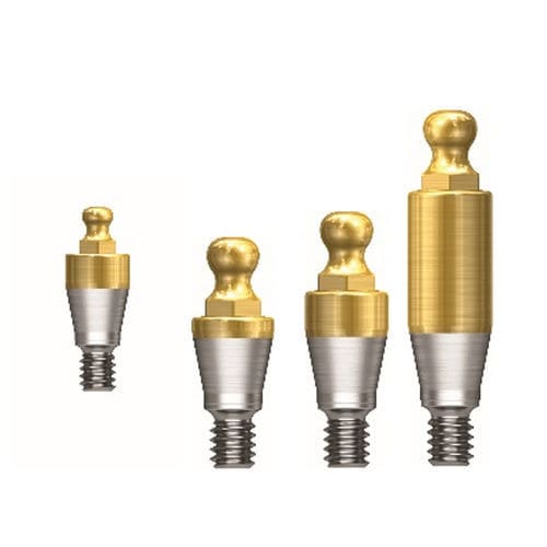 Implantat-Abutment / Titan - O-Ring - Osstem Implant France - mit Innenverbindung / gerade / Schrauben