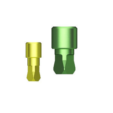 Analog für Dentalimplantat / Edelstahl - TS - Osstem Implant France - gerade