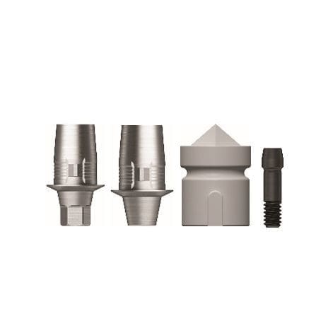 Implantat-Abutment / Titan - TS - Osstem Implant France - mit Innenverbindung / gerade / CAD/CAM