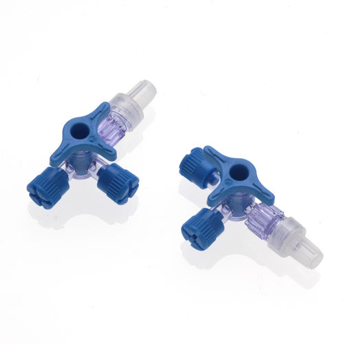 Infusionsverbinder mit Absperrhahn - R3LVCR3 - DIDACTIC - mit hämostatischem Ventil / T-förmiges / LUER®-Lock