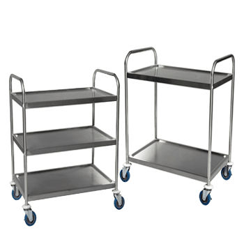 Medizinischer Wagen - MES7200 - MEDITELLE - chirurgisch / Mehrzweck / Edelstahl