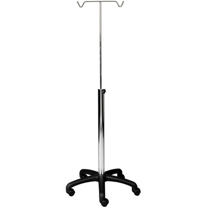 Infusionsständer auf Rollen - Avery - MEDITELLE - 2 Haken / teleskopisch
