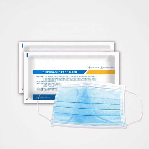 OP-Maske / für Erwachsene - Blue Earloop - Sunrise Healthcare Technology - Vlies / Einweg / dreilagig