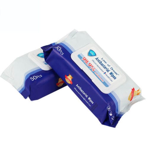 Feuchte Reinigungstücher / für die Handhygiene - Sunrise Healthcare Technology - 50er-Packung / 20er-Packung / 10er-Packung