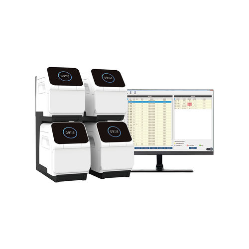 Automatisches biochemisches Analysegerät - Pointcare® M3i×4 - Tianjin MNCHIP Technologies Co., Ltd - Tisch / mikrofluidisch / für Kliniken