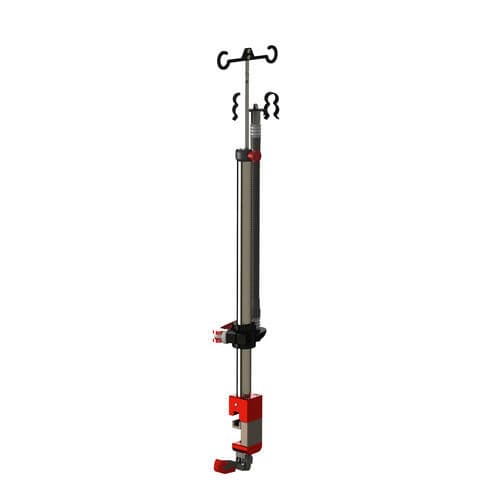 Schienenmontierter Infusionsständer - 4362 - Stollenwerk - 2 Haken / für Fahrtragen