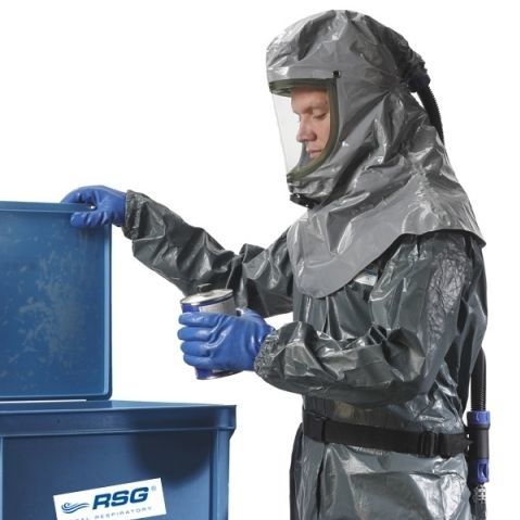 Unisex-Schutzanzug - T-Airline 1000 CHEM3 - RSG Safety - atmungsaktiv / steril / mit Luftzufuhr