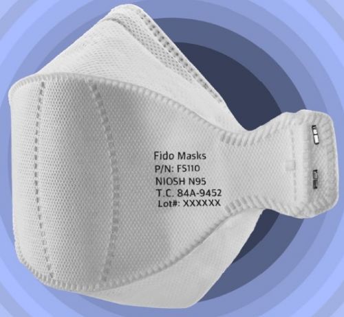 N95-Schutzmaske - FS110 - FIDO MASKS CO., LTD. - ohne Latex / ohne Ventil / schalenförmig
