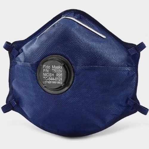 Schutzmaske R95 - T500V - FIDO MASKS CO., LTD. - ohne Latex / mit Exspirationsventil / mit Aktivkohlefilter