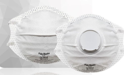 FFP2-Maske - F223 - FIDO MASKS CO., LTD. - ohne Latex / mit Exspirationsventil / ohne Ventil