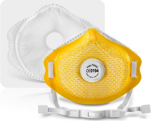 EN1827-Schutzmaske - F830I - FIDO MASKS CO., LTD. - ohne Latex / mit Exspirationsventil / mit herausnehmbarem Filter