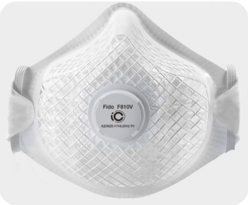 P1-Schutzmaske - F810V - FIDO MASKS CO., LTD. - ohne Latex / mit Exspirationsventil / schalenförmig
