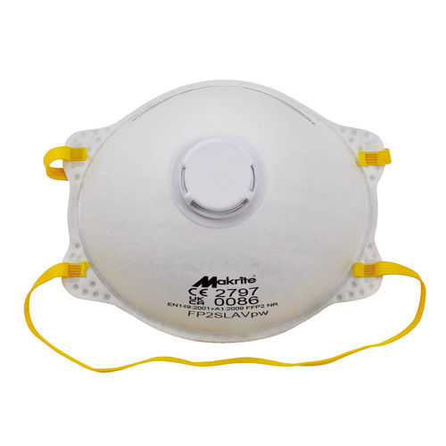 FFP2-Maske - FP2SLAVW - Makrite - Polypropylen / ohne Latex / Polyester
