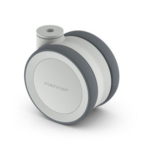 Polyurethanrad - TW-S-125 GP/K LOW H - Manner Oy - Polyamid / schwenkbar / mit Bremse