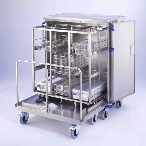 Medizinischer Sackhalterwagen - MED-Systeme - Transport / Multifunktion / 2-türig