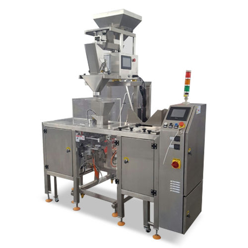 Pneumatische Verpackungsmaschine - DOY-PACK - dm packaging group - horizontal / modular / für Säcke