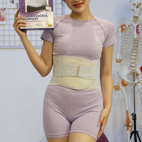 Lumbal-Sakral-Stützgürtel - Physio+Fit - V2U Healthcare - für Erwachsene / halbsteif / L