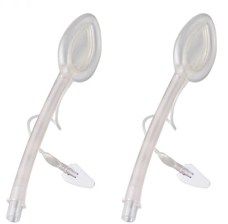 PVC-Larynxmaske - 101123 series - Guangzhou Orcl Medical - zum Einmalgebrauch / transparent