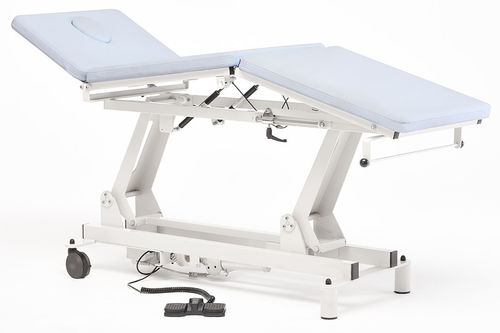 Rehabilitations-Behandlungstisch - 3P - ROA - elektrisch / höhenverstellbar / mit verstellbarer Rückenlehne