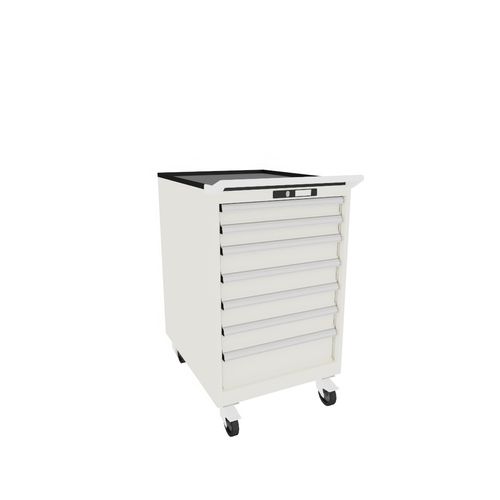 Schrank mit Schublade - 14.373.110 - LISTA - auf Rollen