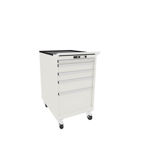 Schrank auf Rollen - 14.374.110 - LISTA - 5 Schubladen