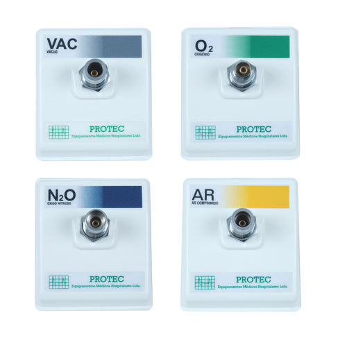 Luftsteckdose - 0046 series - Protec Export - N2O / O2