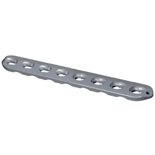 Kompressionsplatte für kleine Knochenfragmente - 1402 series - Zimed Medical - medial / mit Verriegelung / Metall