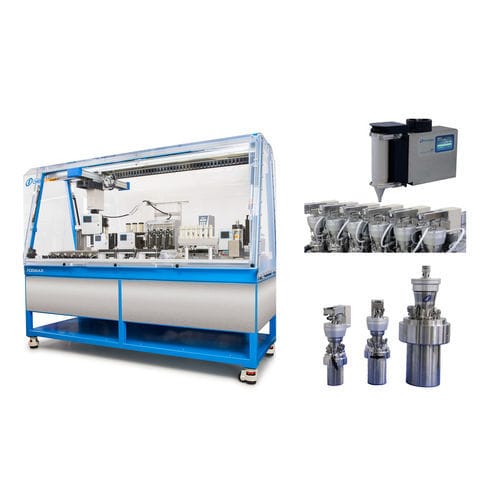 Automatisiertes Probenvorbereitungsgerät - MULTIPLANT  - Chemspeed Technologies AG - für die Pharmaindustrie / Schüttel / modular