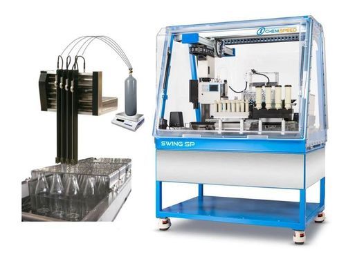 Roboter-Syntheseplattform - SWING LIQUID GAS RP - Chemspeed Technologies AG - mit hohem Durchsatz