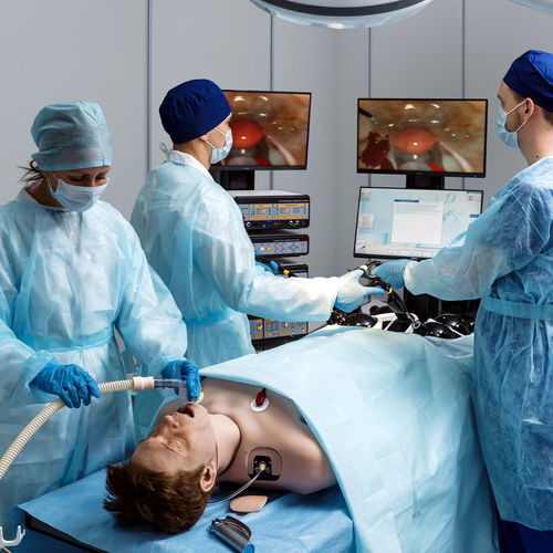 Simulator für Laparoskopie-Training - LAPVISION HYBRID - MedVision Group - Ausbildung / für Anästhesie / chirurgisch