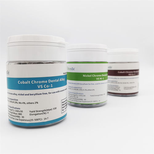 Zahnmedizinisches Material / Legierung - PFM  - Hunan Vsmile Biotechnology Co. Ltd - NiCr / zur Dentalrestaurierung