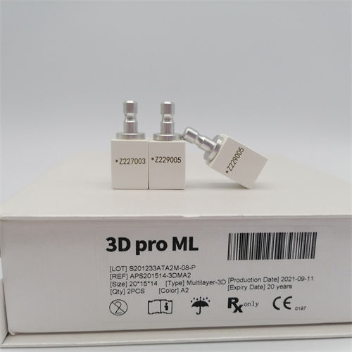 Zahnmedizinisches Material / Zirkonoxid - 3D Pro ML - Hunan Vsmile Biotechnology Co. Ltd - CAD/CAM / lichtdurchlässig