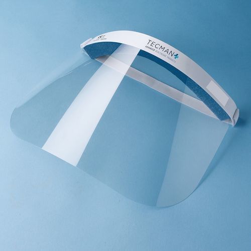 Gesichtsschild zum Einmalgebrauch - TEC-FACEVISOR _ 2 - Tecman Advanced Healthcare Products - Polyethylen / ohne Latex / Polyester