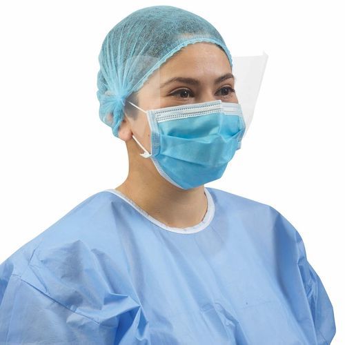 OP-Maske / IIR-Typ - TEC- MVISL_01 - Tecman Advanced Healthcare Products - mit Visier / zum Einmalgebrauch / dreilagig