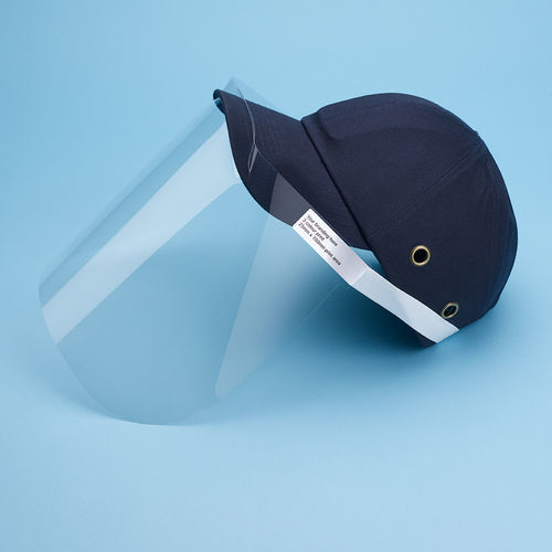 Polyester-Gesichtsschild - TEC-CAPVISOR_1 - Tecman Advanced Healthcare Products - Vollgesicht / zum Einmalgebrauch