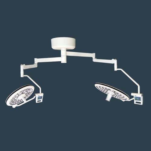 Deckenmontierte OP-Leuchte - ZW-700/500D II - Hunan Mplent Optoelectronics Technology - LED / mit 2 Armen / 110 V / 60 Hz
