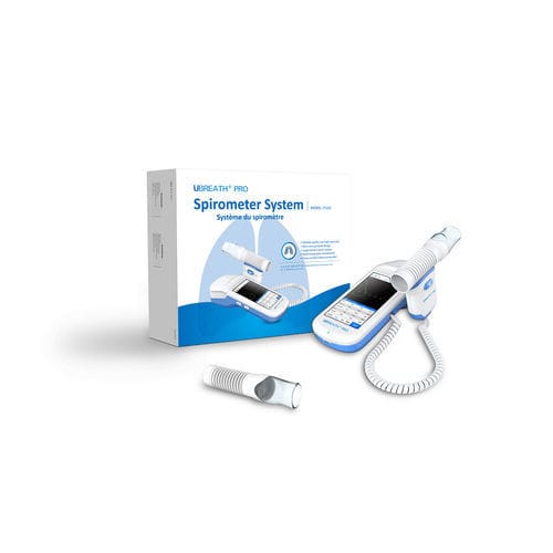 Digitales Spirometer - UBREATH ® Pro - e-LinkCare Meditech - tragbar / für wissenschaftliche Forschung / mit Touchscreen