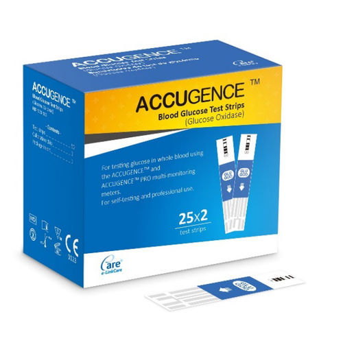 Teststreifen für Diabetes - ACCUGENCE ® - e-LinkCare Meditech - Hämatokrit / Glukose / Blutzucker