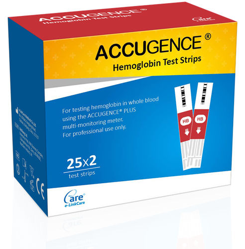 Anämie-Teststreifen - ACCUGENCE ®  - e-LinkCare Meditech - Hämatokrit / Hämoglobin / Vollblut