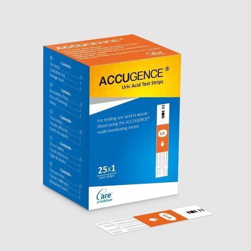 Hämatokrit-Teststreifen - ACCUGENCE ® - e-LinkCare Meditech - Multi-Parameter / Harnsäure / Blut