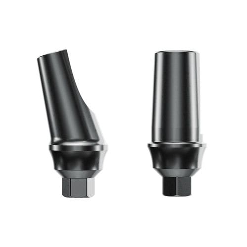 Implantat-Abutment / Titan - ABUTMENTS AND PROSTHETICS - NSI srl - inneres Sechseck / gerade / gewinkelt