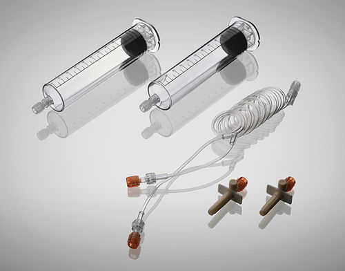 Spritze für Kontrastmittel - C01-006-10 - Shenzhen Seacrown Electromechanical - 100 ml / Einweg / steril