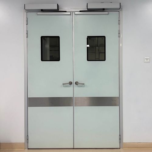 Tür für Krankenhaus - Shenzhen Seacrown Electromechanical - einflügelig / Aluminium / automatisch