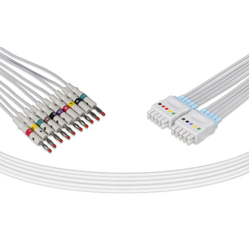 Medizinisches EKG-Kabel - MQ10-LB-I - Unimed Medical Supplies - 10 Adern / für GE Healthcare